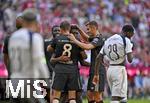 07.08.2025, Fussball Bundesliga 2025/2026, Freundschaftsspiel, Telekom-Cup, FC Bayern Mnchen - Tottenham Hotspur, in der Allianz-Arena Mnchen, Torjubel der Bayern 