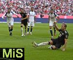 07.08.2025, Fussball Bundesliga 2025/2026, Freundschaftsspiel, Telekom-Cup, FC Bayern Mnchen - Tottenham Hotspur, in der Allianz-Arena Mnchen, Harry Kane (FC Bayern Mnchen) rutscht aus