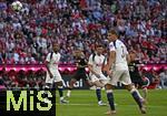 07.08.2025, Fussball Bundesliga 2025/2026, Freundschaftsspiel, Telekom-Cup, FC Bayern Mnchen - Tottenham Hotspur, in der Allianz-Arena Mnchen, Lennart Karl (Bayern Mnchen) trifft hier zum 3:0