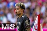07.08.2025, Fussball Bundesliga 2025/2026, Freundschaftsspiel, Telekom-Cup, FC Bayern Mnchen - Tottenham Hotspur, in der Allianz-Arena Mnchen, Luis Diaz (FC Bayern Mnchen) nachdenklich 