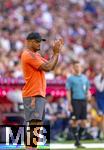 07.08.2025, Fussball Bundesliga 2025/2026, Freundschaftsspiel, Telekom-Cup, FC Bayern Mnchen - Tottenham Hotspur, in der Allianz-Arena Mnchen, Trainer Vincent Kompany (FC Bayern Mnchen) 