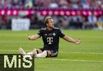 07.08.2025, Fussball Bundesliga 2025/2026, Freundschaftsspiel, Telekom-Cup, FC Bayern Mnchen - Tottenham Hotspur, in der Allianz-Arena Mnchen, Harry Kane (FC Bayern Mnchen) am Boden 