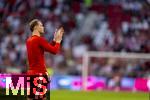 07.08.2025, Fussball Bundesliga 2025/2026, Freundschaftsspiel, Telekom-Cup, FC Bayern Mnchen - Tottenham Hotspur, in der Allianz-Arena Mnchen, Torwart Manuel Neuer (FC Bayern Mnchen) bedankt sich bei den Zuschauern.