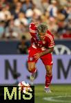 12.08.2025, Fussball Bundesliga 2025/2026, Freundschaftsspiel, Grasshopper Club Zrich - FC Bayern Mnchen - im Stadion am Letzigrund, Zrich (Schweiz). Luis Diaz (FC Bayern Mnchen) am Ball 