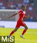 12.08.2025, Fussball Bundesliga 2025/2026, Freundschaftsspiel, Grasshopper Club Zrich - FC Bayern Mnchen - im Stadion am Letzigrund, Zrich (Schweiz). Jonah Kusi-Asare (Bayern Mnchen) 