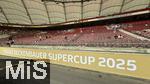 16.08.2025, Fussball Bundesliga 2025/2026, Franz-Beckenbauer-Supercup, VfB Stuttgart - FC Bayern Mnchen, in der MHP-Arena (Stuttgart). Ansichten vor dem Spiel. 