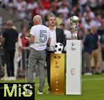 16.08.2025, Fussball Bundesliga 2025/2026, Franz-Beckenbauer-Supercup, VfB Stuttgart - FC Bayern Mnchen, in der MHP-Arena (Stuttgart). Joel  Beckenbauer (Deutschland) der Sohn von Heidi Beckenbauer 
