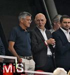16.08.2025, Fussball Bundesliga 2025/2026, Franz-Beckenbauer-Supercup, VfB Stuttgart - FC Bayern Mnchen, in der MHP-Arena (Stuttgart). v.l. Prsident Herbert Hainer (FC Bayern) und DFB Prsident Bernd Neuendorf (Deutschland) 