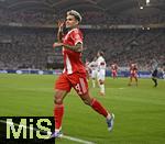 16.08.2025, Fussball Bundesliga 2025/2026, Franz-Beckenbauer-Supercup, VfB Stuttgart - FC Bayern Mnchen, in der MHP-Arena (Stuttgart). Luis Diaz (FC Bayern Mnchen) Torjubel