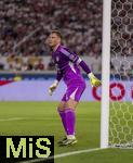16.08.2025, Fussball Bundesliga 2025/2026, Franz-Beckenbauer-Supercup, VfB Stuttgart - FC Bayern Mnchen, in der MHP-Arena (Stuttgart). Torwart Manuel Neuer (FC Bayern Mnchen) konzentriert.