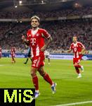 16.08.2025, Fussball Bundesliga 2025/2026, Franz-Beckenbauer-Supercup, VfB Stuttgart - FC Bayern Mnchen, in der MHP-Arena (Stuttgart). Torjubel Luis Diaz (FC Bayern Mnchen) 