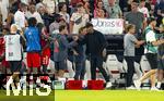 16.08.2025, Fussball Bundesliga 2025/2026, Franz-Beckenbauer-Supercup, VfB Stuttgart - FC Bayern Mnchen, in der MHP-Arena (Stuttgart). Schlussjubel nach dem Sieg bei Trainer Vincent Kompany (FC Bayern Mnchen)