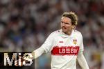16.08.2025, Fussball Bundesliga 2025/2026, Franz-Beckenbauer-Supercup, VfB Stuttgart - FC Bayern Mnchen, in der MHP-Arena (Stuttgart). Nick Woltemade (Stuttgart) unzufrieden.,