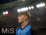 16.08.2025, Fussball Bundesliga 2025/2026, Franz-Beckenbauer-Supercup, VfB Stuttgart - FC Bayern Mnchen, in der MHP-Arena (Stuttgart). Lennart Karl (FC Bayern Mnchen) 