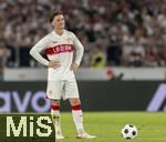 16.08.2025, Fussball Bundesliga 2025/2026, Franz-Beckenbauer-Supercup, VfB Stuttgart - FC Bayern Mnchen, in der MHP-Arena (Stuttgart). Angelo Stiller (Stuttgart) unzufrieden.