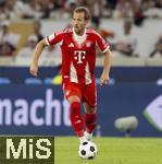 16.08.2025, Fussball Bundesliga 2025/2026, Franz-Beckenbauer-Supercup, VfB Stuttgart - FC Bayern Mnchen, in der MHP-Arena (Stuttgart). Harry Kane (FC Bayern Mnchen) am Ball 