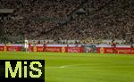 16.08.2025, Fussball Bundesliga 2025/2026, Franz-Beckenbauer-Supercup, VfB Stuttgart - FC Bayern Mnchen, in der MHP-Arena (Stuttgart). Werbebebande vom gyptischen Tourismusverband, Experienceegypt.eg, unvergleichliche Vielfalt.