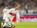 16.08.2025, Fussball Bundesliga 2025/2026, Franz-Beckenbauer-Supercup, VfB Stuttgart - FC Bayern Mnchen, in der MHP-Arena (Stuttgart). Nick Woltemade (Stuttgart) 