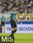 16.08.2025, Fussball Bundesliga 2025/2026, Franz-Beckenbauer-Supercup, VfB Stuttgart - FC Bayern Mnchen, in der MHP-Arena (Stuttgart). Schiedsrichter Harm Osmers   