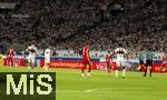 16.08.2025, Fussball Bundesliga 2025/2026, Franz-Beckenbauer-Supercup, VfB Stuttgart - FC Bayern Mnchen, in der MHP-Arena (Stuttgart). Werbebebande vom gyptischen Tourismusverband, Experienceegypt.eg, unvergleichliche Vielfalt.