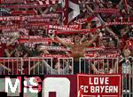 22.08.2025, Fussball Bundesliga 2025/2026, 1.Spieltag, FC Bayern Mnchen - RB Leipzig, in der Allianz-Arena Mnchen, Die Sdkurve

