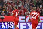 22.08.2025, Fussball Bundesliga 2025/2026, 1.Spieltag, FC Bayern Mnchen - RB Leipzig, in der Allianz-Arena Mnchen, Luis Diaz (FC Bayern Mnchen) jubelt


