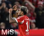 22.08.2025, Fussball Bundesliga 2025/2026, 1.Spieltag, FC Bayern Mnchen - RB Leipzig, in der Allianz-Arena Mnchen, Luis Diaz (FC Bayern Mnchen) jubelt



