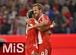 22.08.2025, Fussball Bundesliga 2025/2026, 1.Spieltag, FC Bayern Mnchen - RB Leipzig, in der Allianz-Arena Mnchen, 
Torjubel von Luis Diaz (FC Bayern Mnchen) und Harry Kane (FC Bayern Mnchen)   

