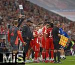 22.08.2025, Fussball Bundesliga 2025/2026, 1.Spieltag, FC Bayern Mnchen - RB Leipzig, in der Allianz-Arena Mnchen, Lennart Karl (FC Bayern Mnchen) wird eingewechselt


