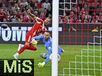 22.08.2025, Fussball Bundesliga 2025/2026, 1.Spieltag, FC Bayern Mnchen - RB Leipzig, in der Allianz-Arena Mnchen, 
Harry Kane (FC Bayern Mnchen) trifft zum 6:0

