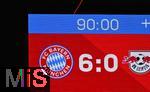 22.08.2025, Fussball Bundesliga 2025/2026, 1.Spieltag, FC Bayern Mnchen - RB Leipzig, in der Allianz-Arena Mnchen, 
Endergebnis 6:0

