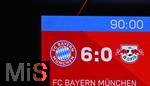 22.08.2025, Fussball Bundesliga 2025/2026, 1.Spieltag, FC Bayern Mnchen - RB Leipzig, in der Allianz-Arena Mnchen, 
Endergebnis 6:0

