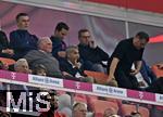 22.08.2025, Fussball Bundesliga 2025/2026, 1.Spieltag, FC Bayern Mnchen - RB Leipzig, in der Allianz-Arena Mnchen, Ehren-Prsident Uli Hoene (FC Bayern Mnchen, Hoeness) und Sportvorstand Max Eberl (Bayern Mnchen) 


