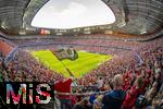 06.09.2025, Google-Pixel Frauenfussball Bundesliga 2025/2026, 1.Spieltag, FC Bayern Mnchen - Bayer 04 Leverkusen, in der Allianz-Arena Mnchen, 57.762 Zuschauer in der Allianz-Arena, ein historischer Zuschauerrekord in der Frauen-Fussballbundesliga in Deutschland. 

