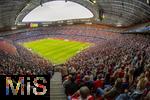 06.09.2025, Google-Pixel Frauenfussball Bundesliga 2025/2026, 1.Spieltag, FC Bayern Mnchen - Bayer 04 Leverkusen, in der Allianz-Arena Mnchen, 57.762 Zuschauer in der Allianz-Arena, ein historischer Zuschauerrekord in der Frauen-Fussballbundesliga in Deutschland. 

