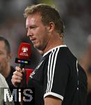 07.09.2025, Fussball WM-Qualifikation Europa 2025/26, 6.Spieltag,  Deutschland - Nordirland, im Rhein-Energie-Stadion Kln, Trainer Julian Nagelsmann (Deutschland) am Mikro.