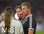 07.09.2025, Fussball WM-Qualifikation Europa 2025/26, 6.Spieltag,  Deutschland - Nordirland, im Rhein-Energie-Stadion Kln, Trainer Julian Nagelsmann (Deutschland) am Mikro.