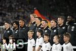 07.09.2025, Fussball WM-Qualifikation Europa 2025/26, 6.Spieltag,  Deutschland - Nordirland, im Rhein-Energie-Stadion Kln, Die Spieler stehen in einer Reihe