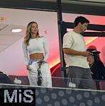 07.09.2025, Fussball WM-Qualifikation Europa 2025/26, 6.Spieltag,  Deutschland - Nordirland, im Rhein-Energie-Stadion Kln, Mats Hummels Freundin Nicola Cavanis (Deutschland) und Mats Hummels (Deutschland),