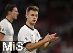 07.09.2025, Fussball WM-Qualifikation Europa 2025/26, 6.Spieltag,  Deutschland - Nordirland, im Rhein-Energie-Stadion Kln, Joshua Kimmich (FC Bayern Mnchen) bedankt sich