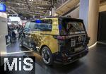 10.09.2025, Messe Mnchen IAA Mobility 2025 in Mnchen im Messegelnde Riem.  VWs Robotertaxi, der Autonom fahrende Elektrobus ID.Buzz AD.