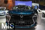 10.09.2025, Messe Mnchen IAA Mobility 2025 in Mnchen im Messegelnde Riem. Forthing ist eine chinesische Automarke der Dongfeng Motor Group, die eine Reihe von SUVs und Vans anbietet. Im Portfolio sind moderne Elektrofahrzeuge und Plug-in-Hybride mit Fokus auf ein gutes Preis-Leistungs-Verhltnis, fortschrittliche Fahrerassistenzsysteme und ein stilvolles Design beinhaltet. Hier der U-Tour SUV