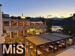 03.09.2025, Bled, Slowenien, Gastronimie an einem warmen Sommerabend am See.