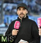 14.09.2025, Fussball 3. Liga 2025/2026, 5.Spieltag, TSV 1860 Mnchen - TSV Havelse, im Stadion an der Grnwalder Strasse Mnchen,  Markus Schwabl (Deutschland) beim Interview.

