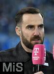 14.09.2025, Fussball 3. Liga 2025/2026, 5.Spieltag, TSV 1860 Mnchen - TSV Havelse, im Stadion an der Grnwalder Strasse Mnchen, Morris Schrter (Deutschland) beim Interview.


