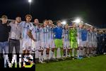 14.09.2025, Fussball 3. Liga 2025/2026, 5.Spieltag, TSV 1860 Mnchen - TSV Havelse, im Stadion an der Grnwalder Strasse Mnchen, Schlussjubel 1860 Mnchen , Samuel Althaus (TSV 1860 Mnchen), Patrick Hobsch (TSV 1860 Mnchen), Max Christiansen (TSV 1860 Mnchen), Jesper Verlaat (TSV 1860 Mnchen), Torwart Paul Bachmann (1860 Mnchen), Sigurd Haugen (TSV 1860 Mnchen), Torwart Thomas Dhne (TSV 1860 Mnchen), Raphael Schifferl (TSV 1860 Mnchen), Florian Niederlechner (TSV 1860 Mnchen), Sean Dulic (TSV 1860 Mnchen), 