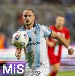 14.09.2025, Fussball 3. Liga 2025/2026, 5.Spieltag, TSV 1860 Mnchen - TSV Havelse, im Stadion an der Grnwalder Strasse Mnchen, Marvin Rittmller (TSV 1860 Mnchen) am Ball 