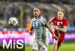 14.09.2025, Fussball 3. Liga 2025/2026, 5.Spieltag, TSV 1860 Mnchen - TSV Havelse, im Stadion an der Grnwalder Strasse Mnchen, Marvin Rittmller (TSV 1860 Mnchen) am Ball 