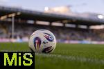 14.09.2025, Fussball 3. Liga 2025/2026, 5.Spieltag, TSV 1860 Mnchen - TSV Havelse, im Stadion an der Grnwalder Strasse Mnchen, Der Spielball der 3.Liga liegt bereit.