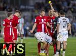14.09.2025, Fussball 3. Liga 2025/2026, 5.Spieltag, TSV 1860 Mnchen - TSV Havelse, im Stadion an der Grnwalder Strasse Mnchen, Schiedsrichter Michael Nther mit Noah Plume (TSV Havelse) und Besfort Kolgeci (TSV Havelse), 